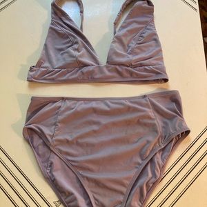Andie Swim Lilac Bikini